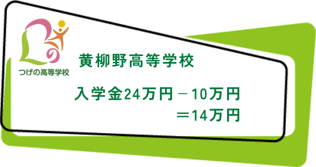 つげの高校入学金